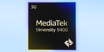 A graphic of the Dimensity 9400 chipset