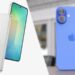 A leaks-based render of the Samsung Galaxy S25 vs. the iPhone 16 in Ultramarine