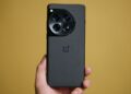 OnePlus 12 held in the hand